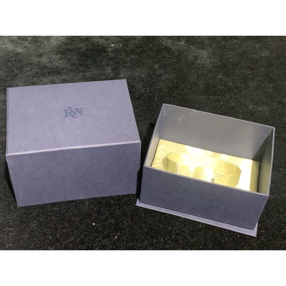 Raymond Weil Watch Box Presentation White Blue Cardboard Display Empty - Picture 5 of 8